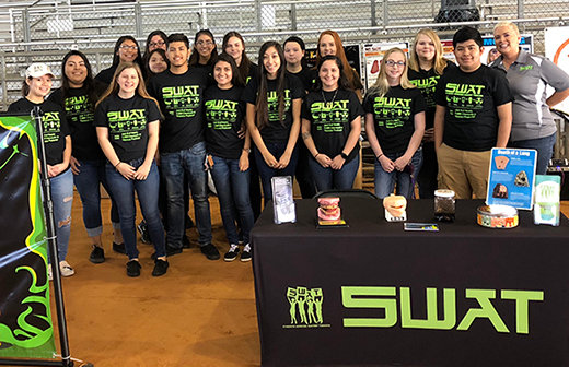 Courtney Moyett and her SWAT team had a great time at last year's expo.
